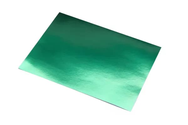Cartulina metalica verde