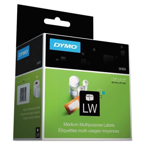 Etiquetas p/printer labelwriters 1X2 x 1 1000/1 bl