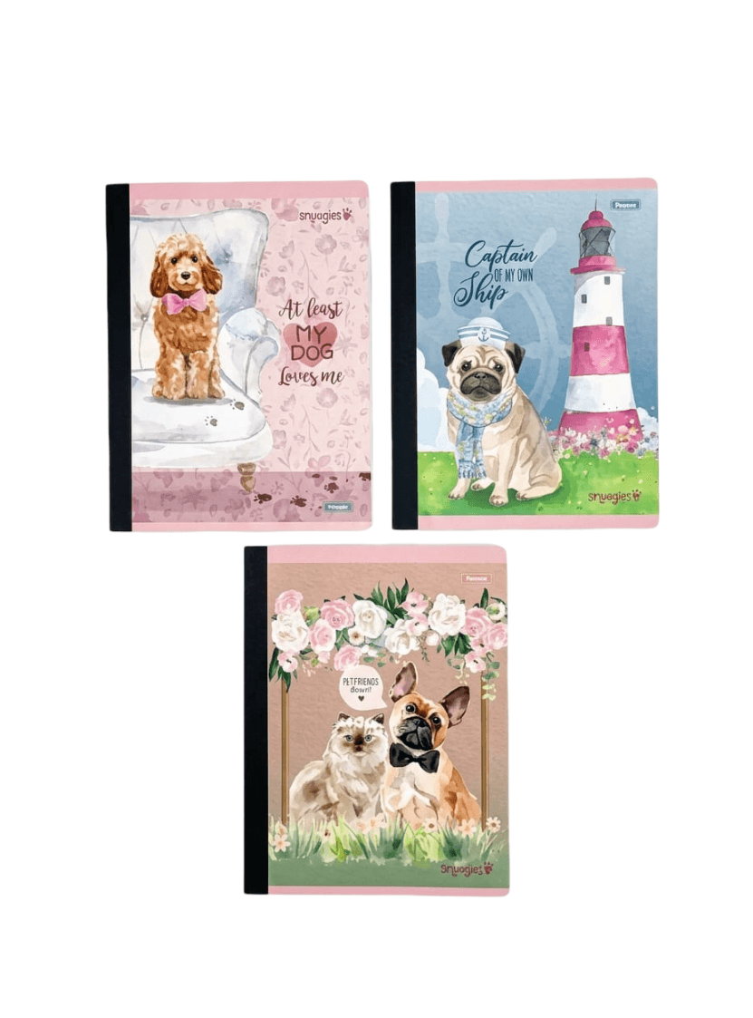 Cuaderno cocido 200 paginas smoogies