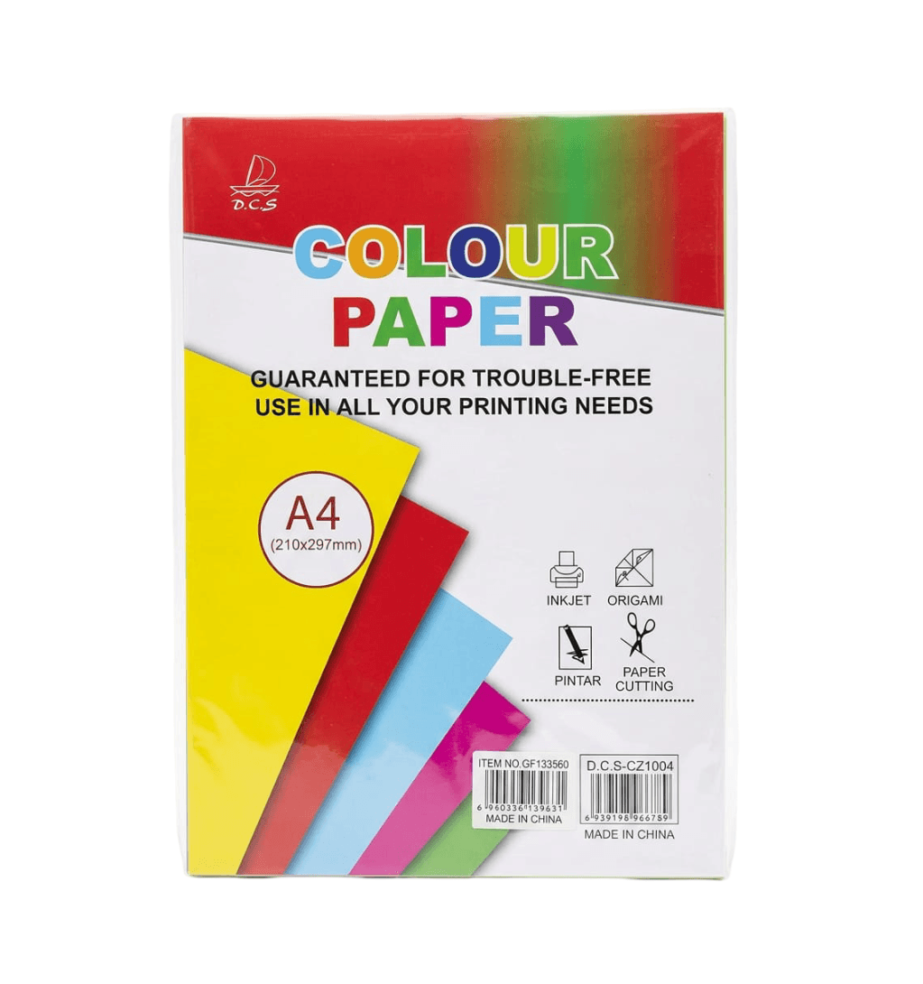 Hojas de colores 100/1