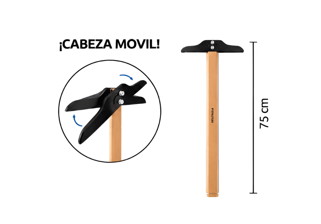 Reglas t 30'' cabeza movil (75CM) maped