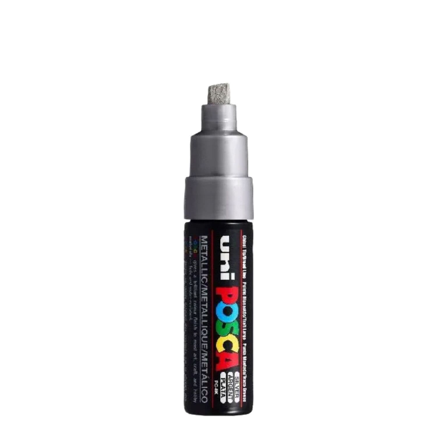 Marcador posca pta. rect. xxl plata