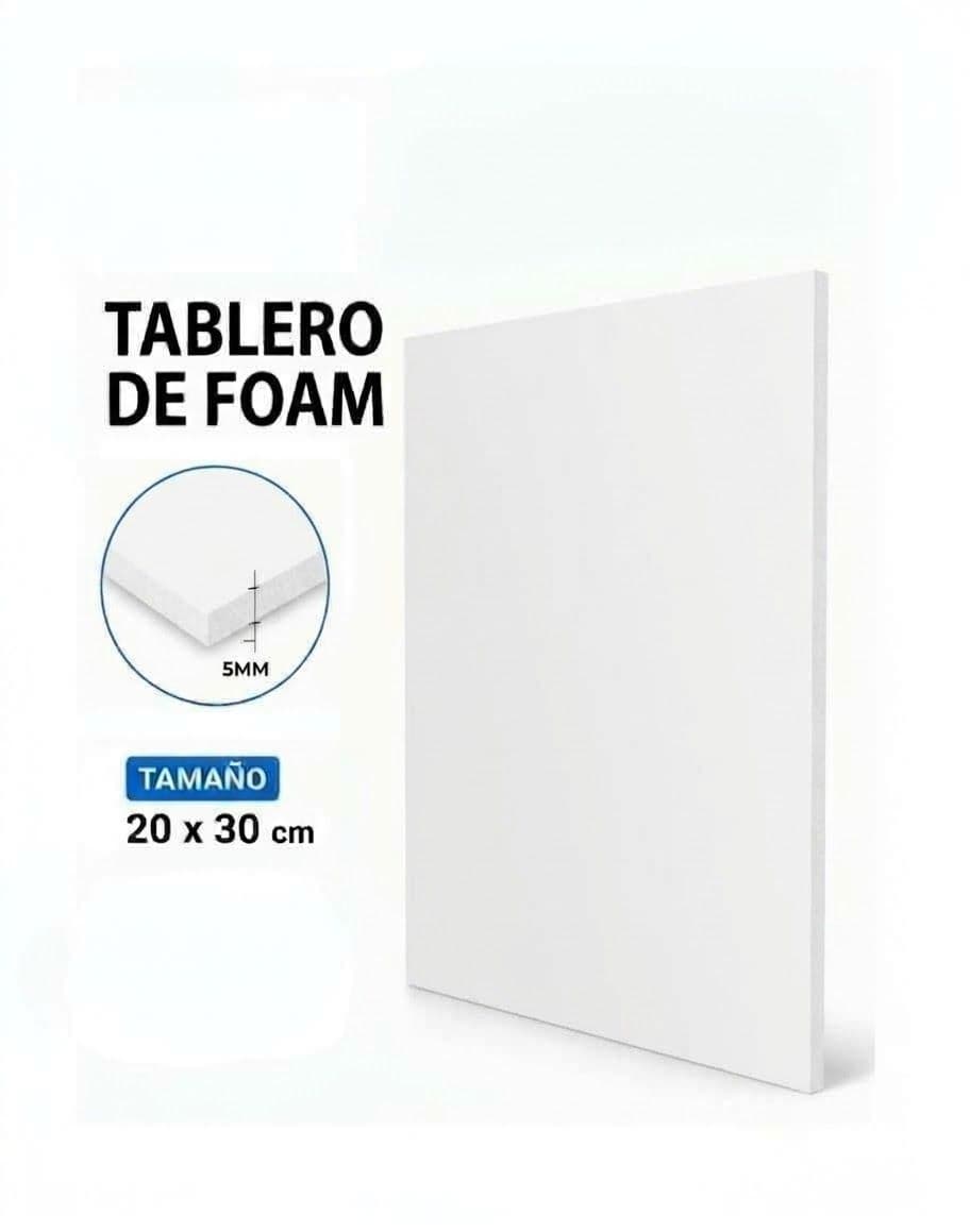 Carton foam board 5MM (20X30) blanco