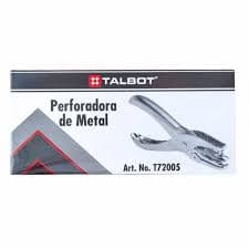 Perforadora 1 hoyo talbot