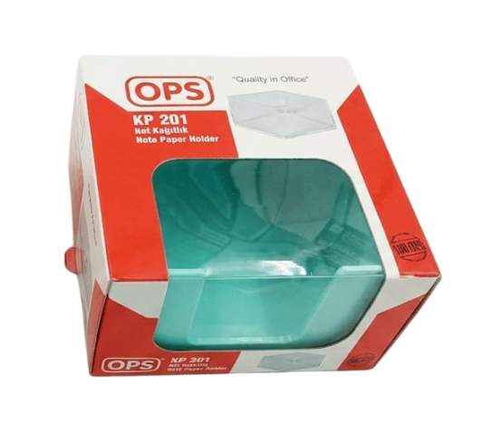 Portanotas plastico s/papeles azul pastel