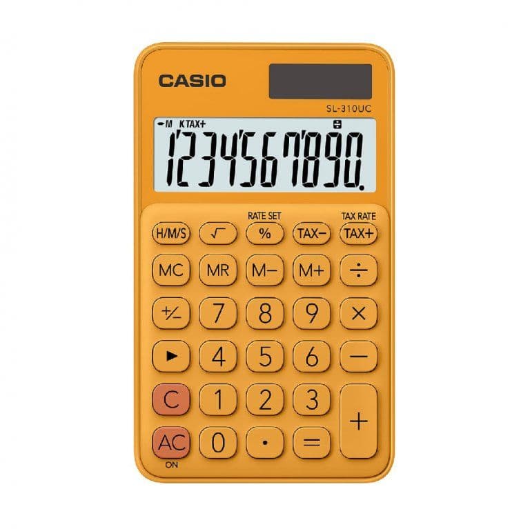 Calculadora de mesa bp orange