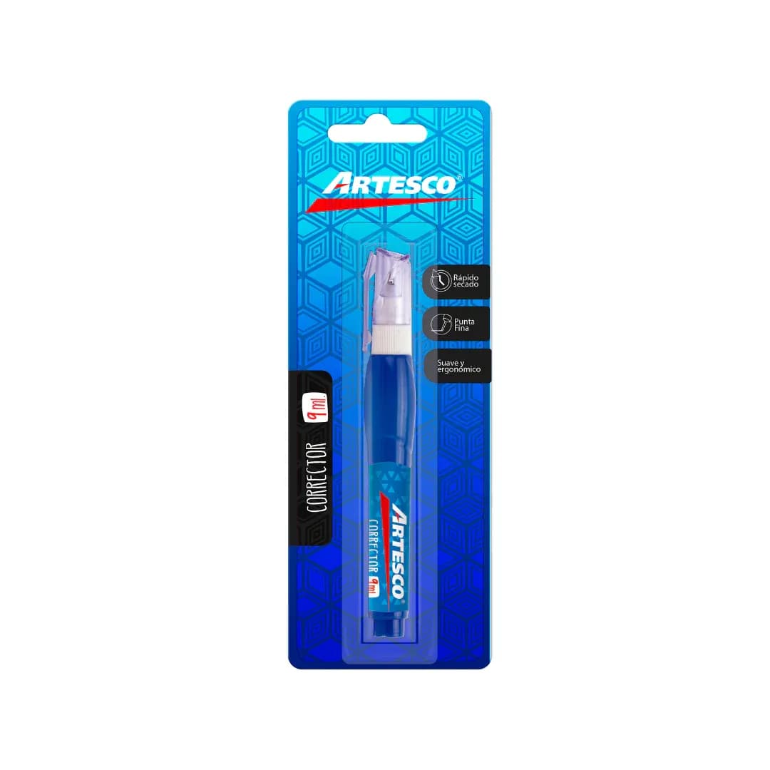 Corrector t/lapiz 9ML blister (artesco)