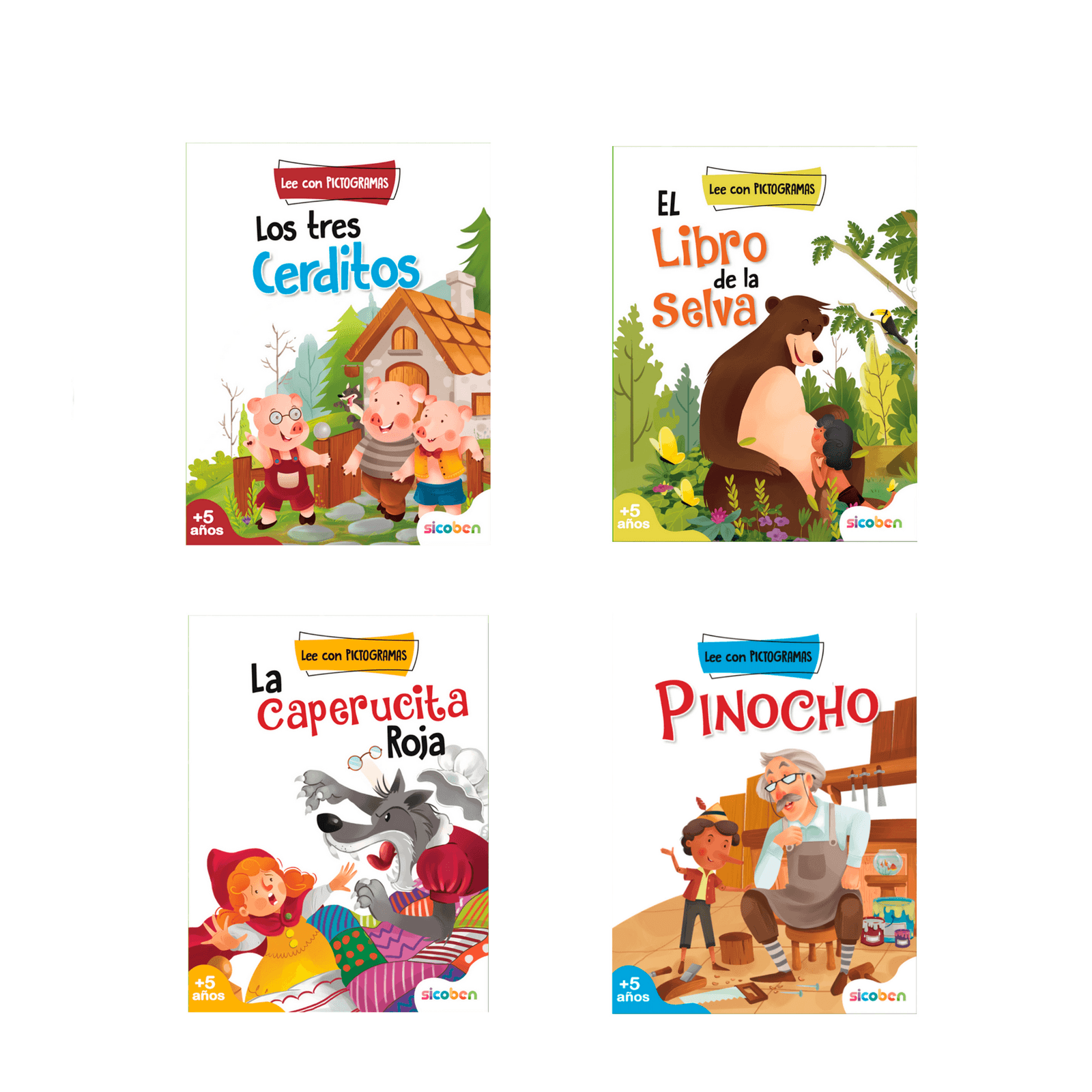 Libro cuentos pictograma sicoben