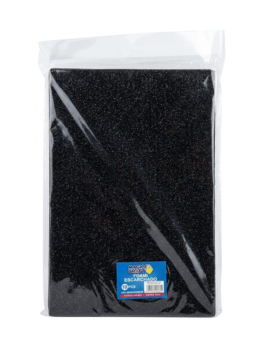 Foami negro c/brillo 10/1