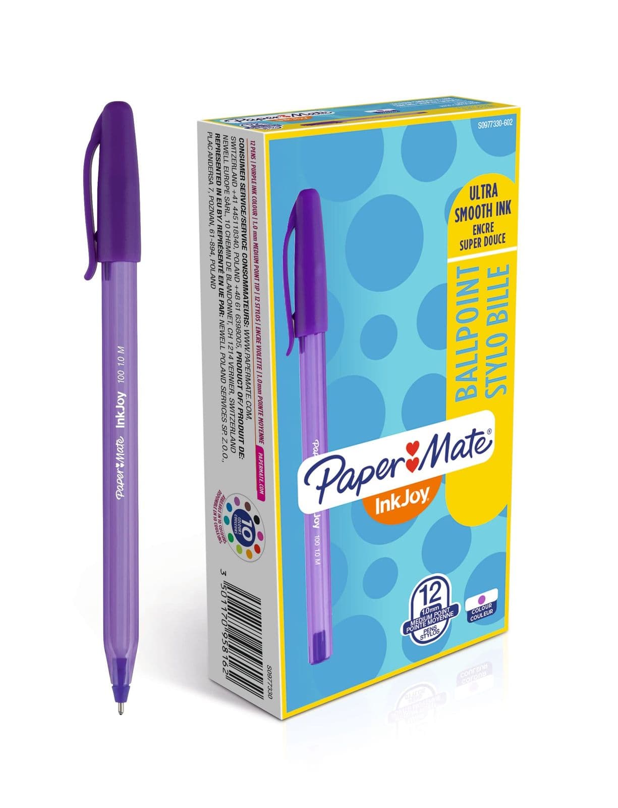 Boligrafos inkjoy 100 12/1 purpura