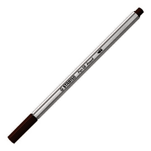Pen 68 brush marron stabilo