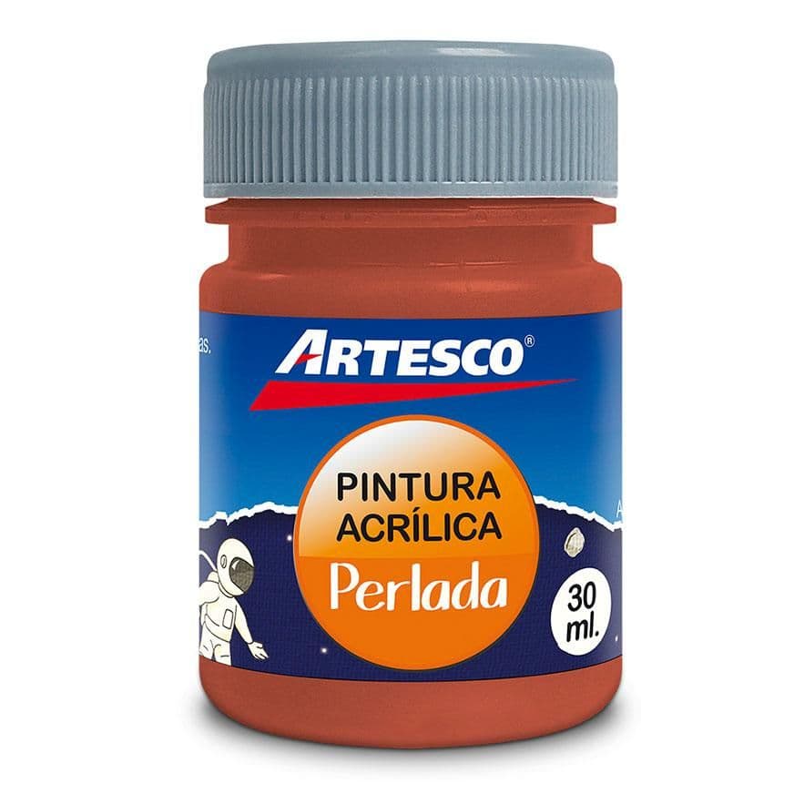 Pintura acrilica perlada metalica 30ML bronce