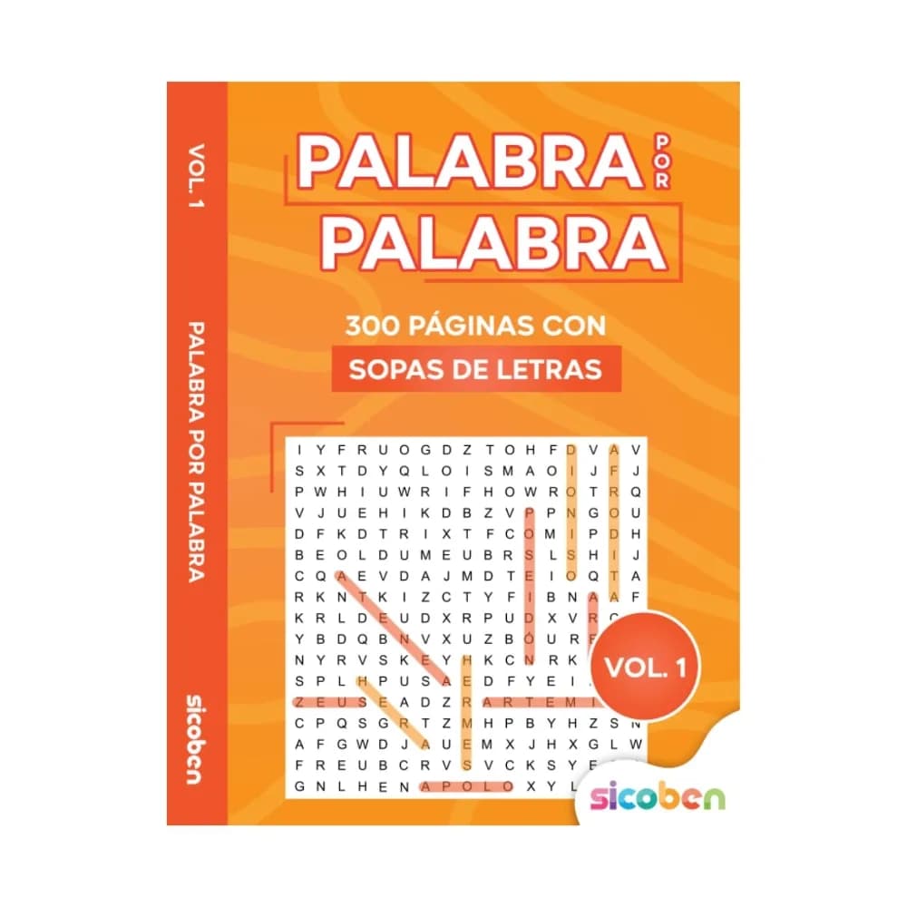 Libro de actividades sopa letras 300 pg sicoben