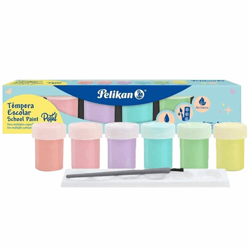 Juego tempera pastel 6/1 20ML surtida pelikan