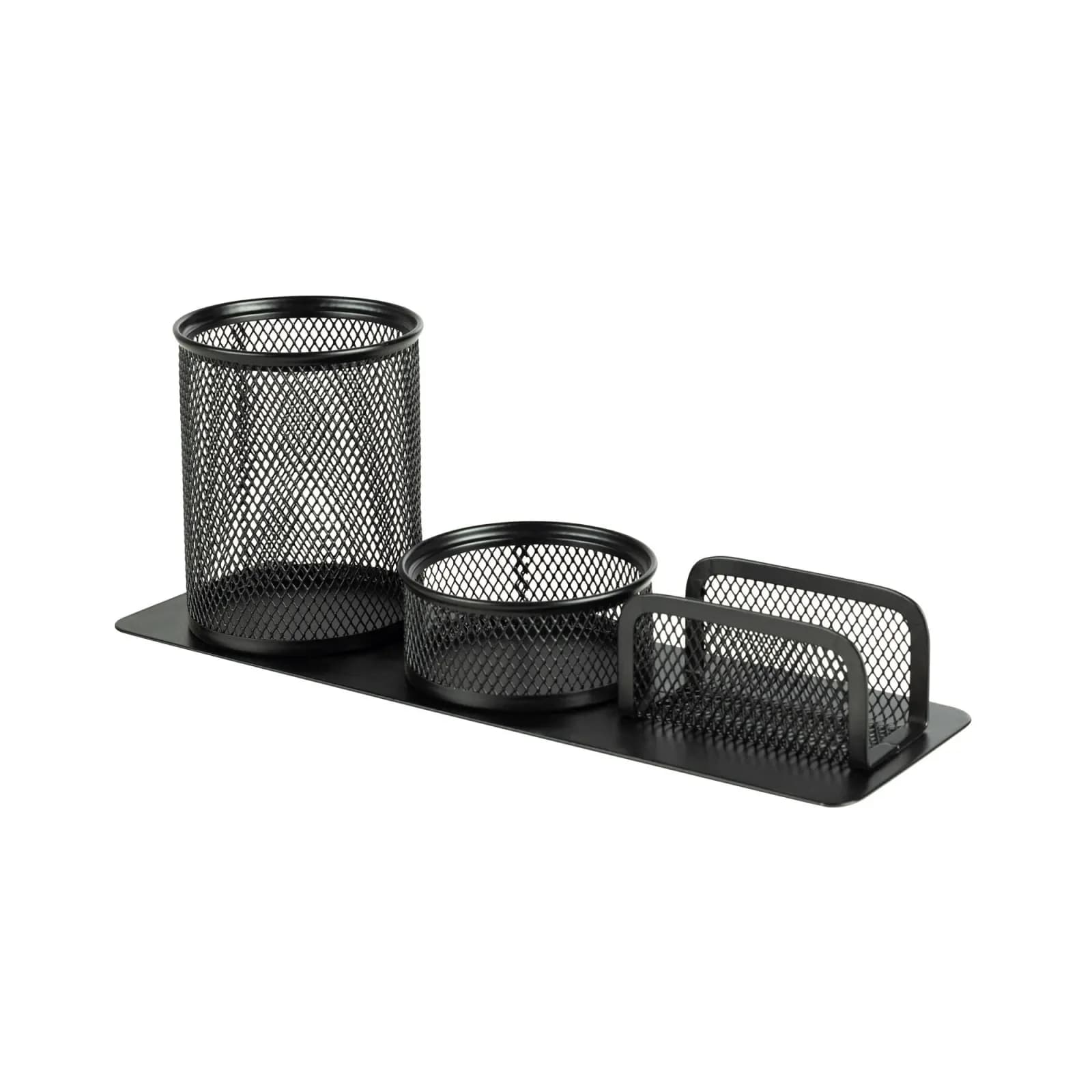 Mesh: set de escritorio negro 3PCS talbot