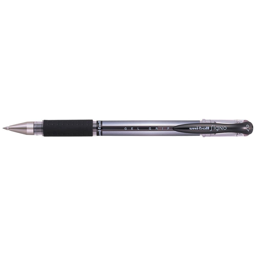 Boligrafos signo gel grip roller ball (0.7) negro