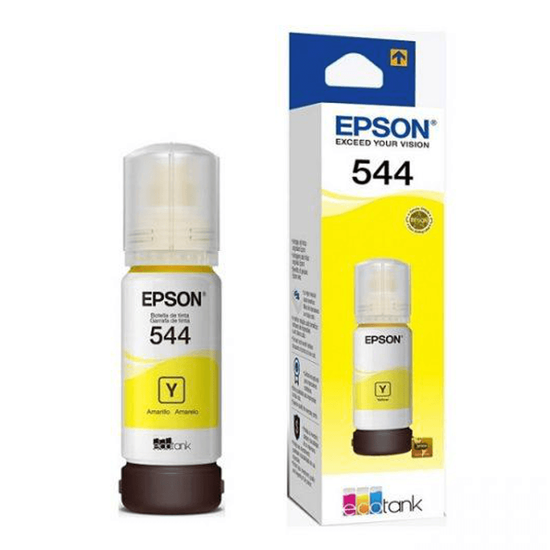 Tinta epson 544 yellow, botella
