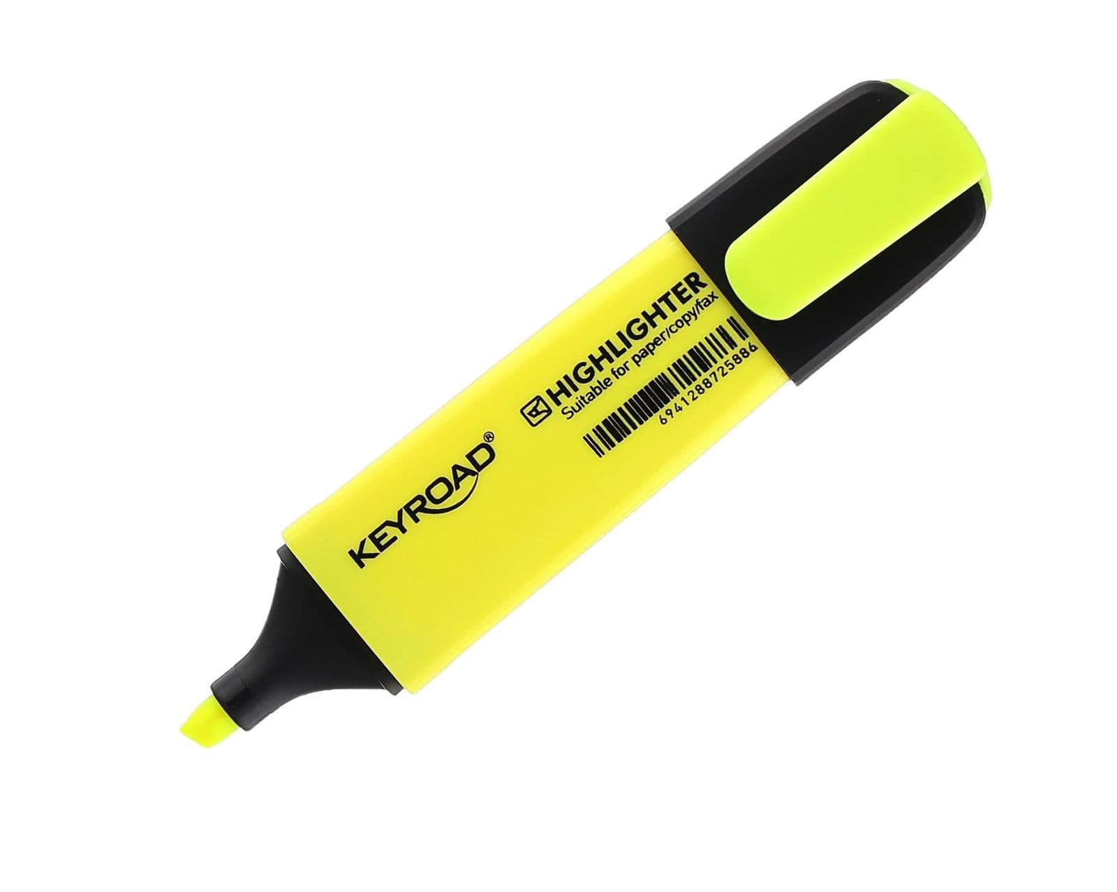 Resaltador neon amarillo keyroad