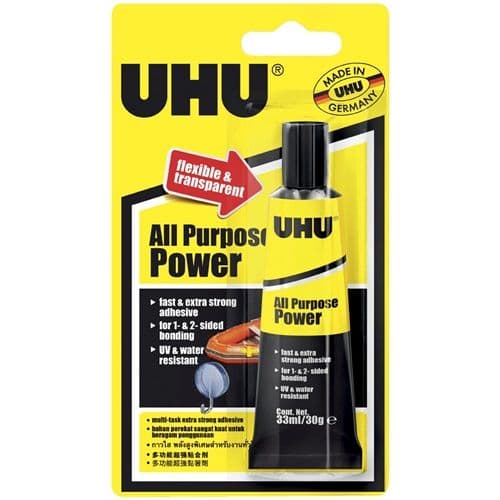 Uhu ap power transparente 33ML