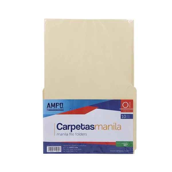 Folders manila (8.5X13) 10/1 ampo