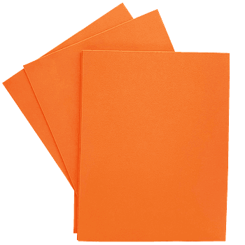 Foamy artesco liso eva (50X70)CM naranja