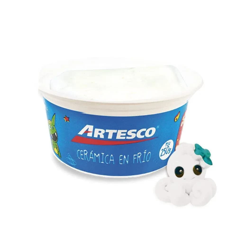 Ceramica en frio artesco 250 grs blanca