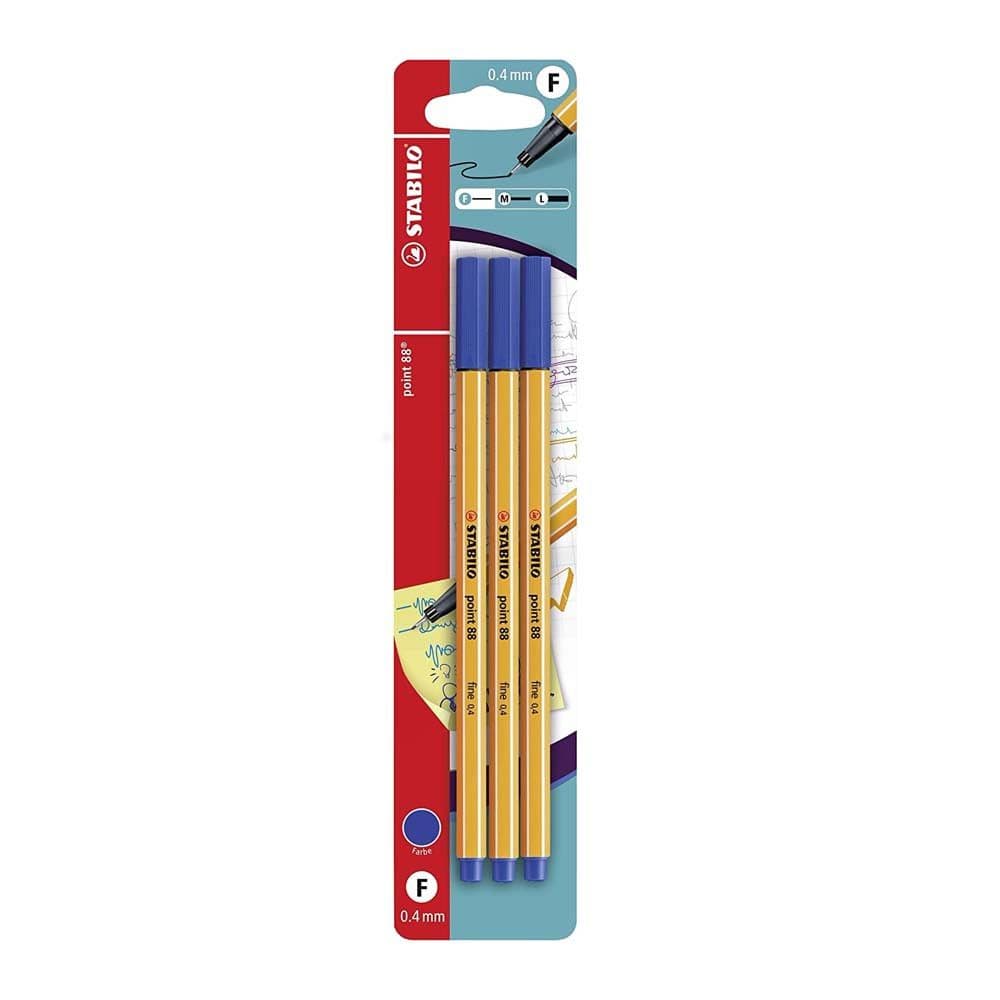 Stabilo point 88 3/1 azul