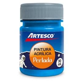 Pintura acrilica perlada metalica 30ML azul