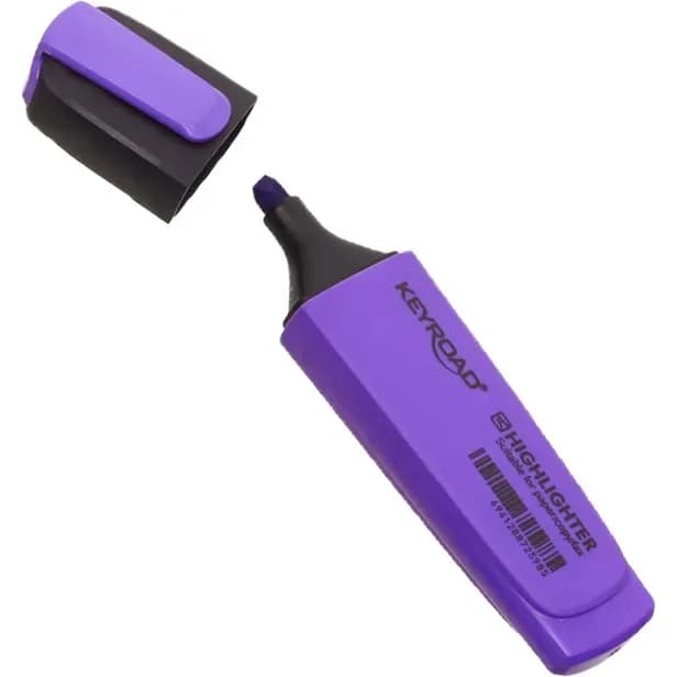 Resaltador neon morado keyroad