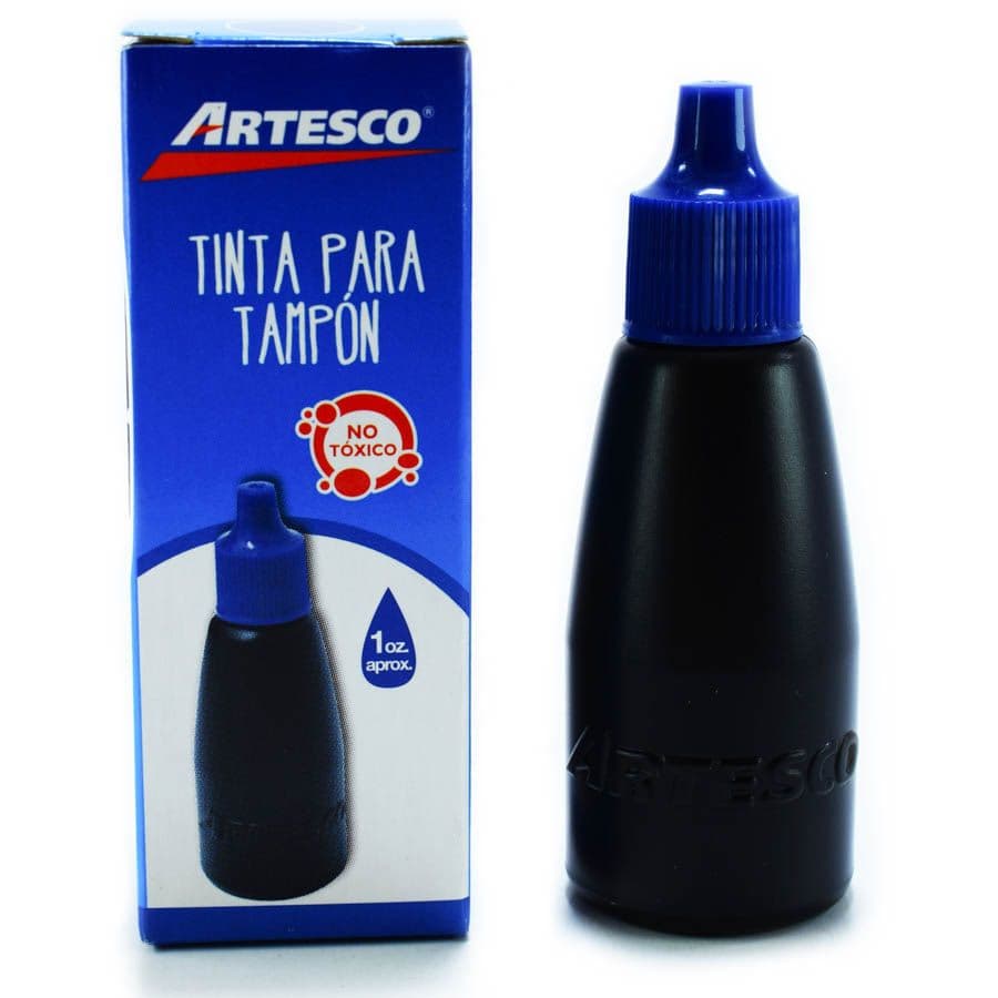 Tinta gotero p/almohadilla 30ML azul artesco