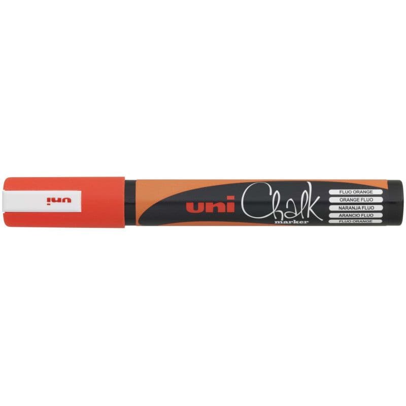 Marcador p/pizarra chalk naranja (5MM)