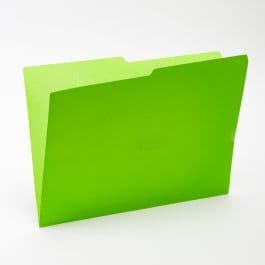 Folder color verde limon irasa