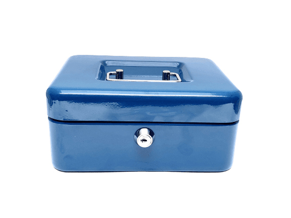 Caja chica 8´´ azul small
