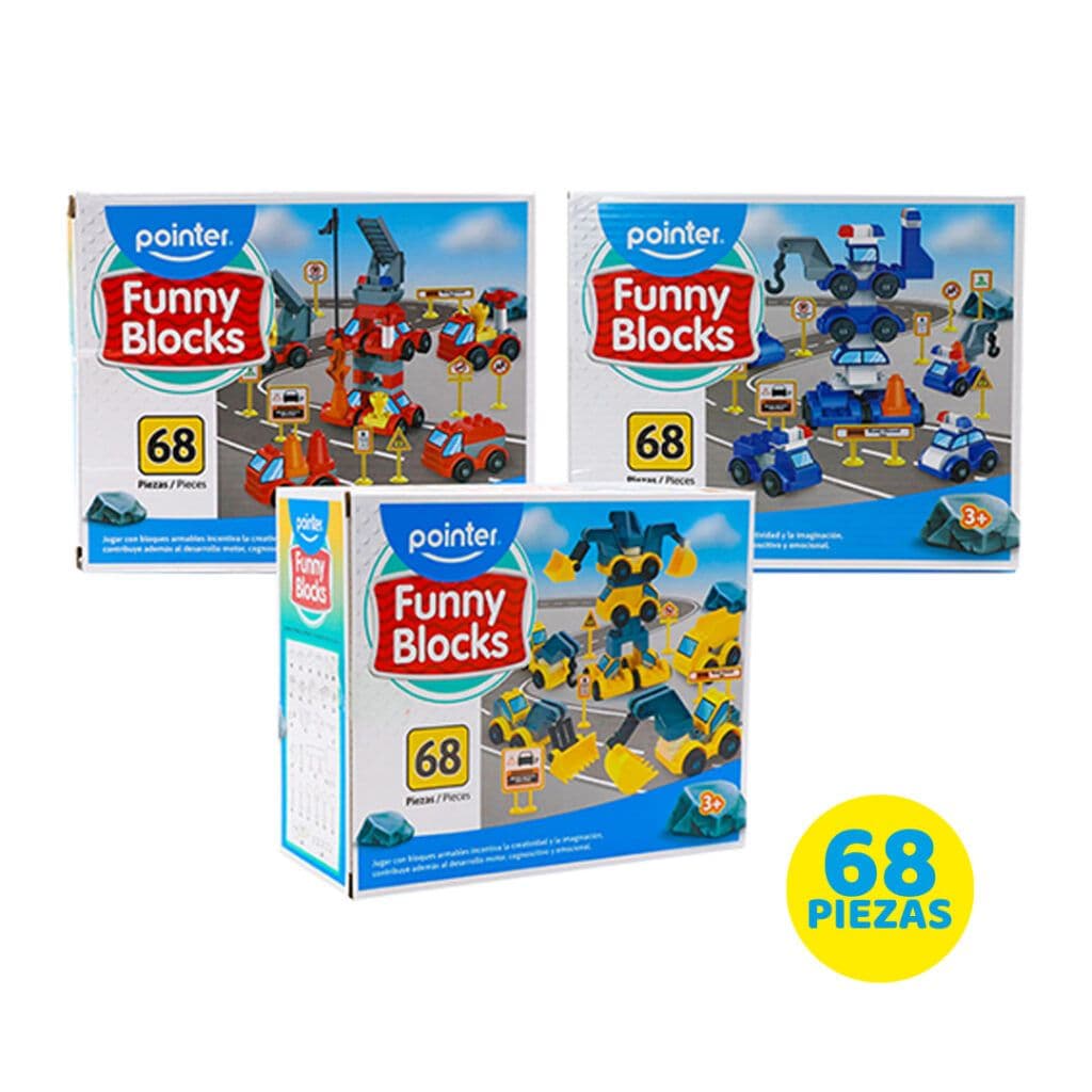 Juego bloque 68PZ caja construccion pointer