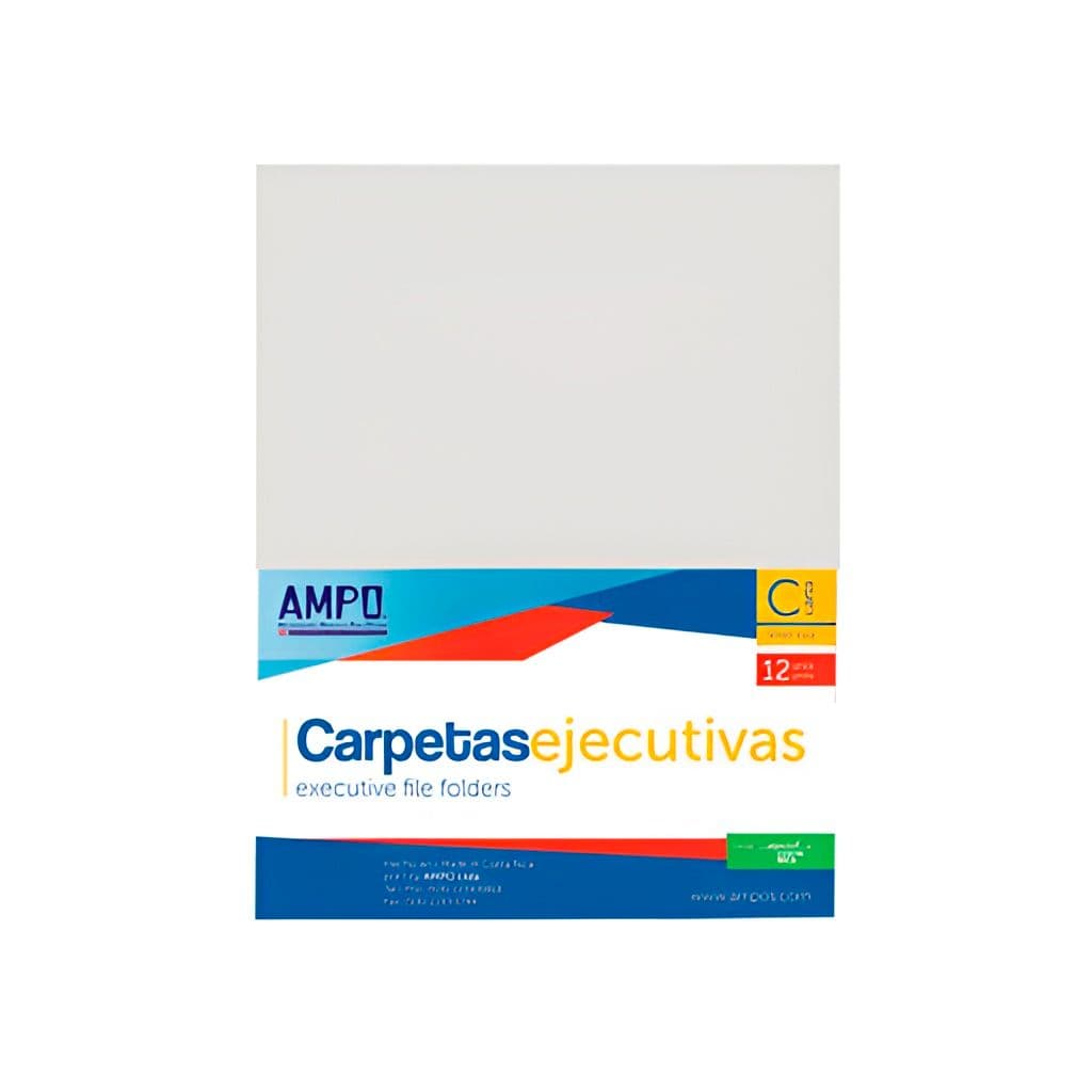Folders satinado - laminado (8.5X11) blanco