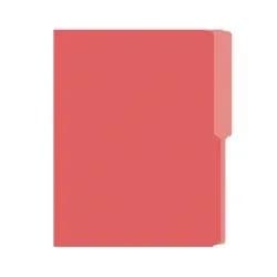 Folder color rosado coral irasa