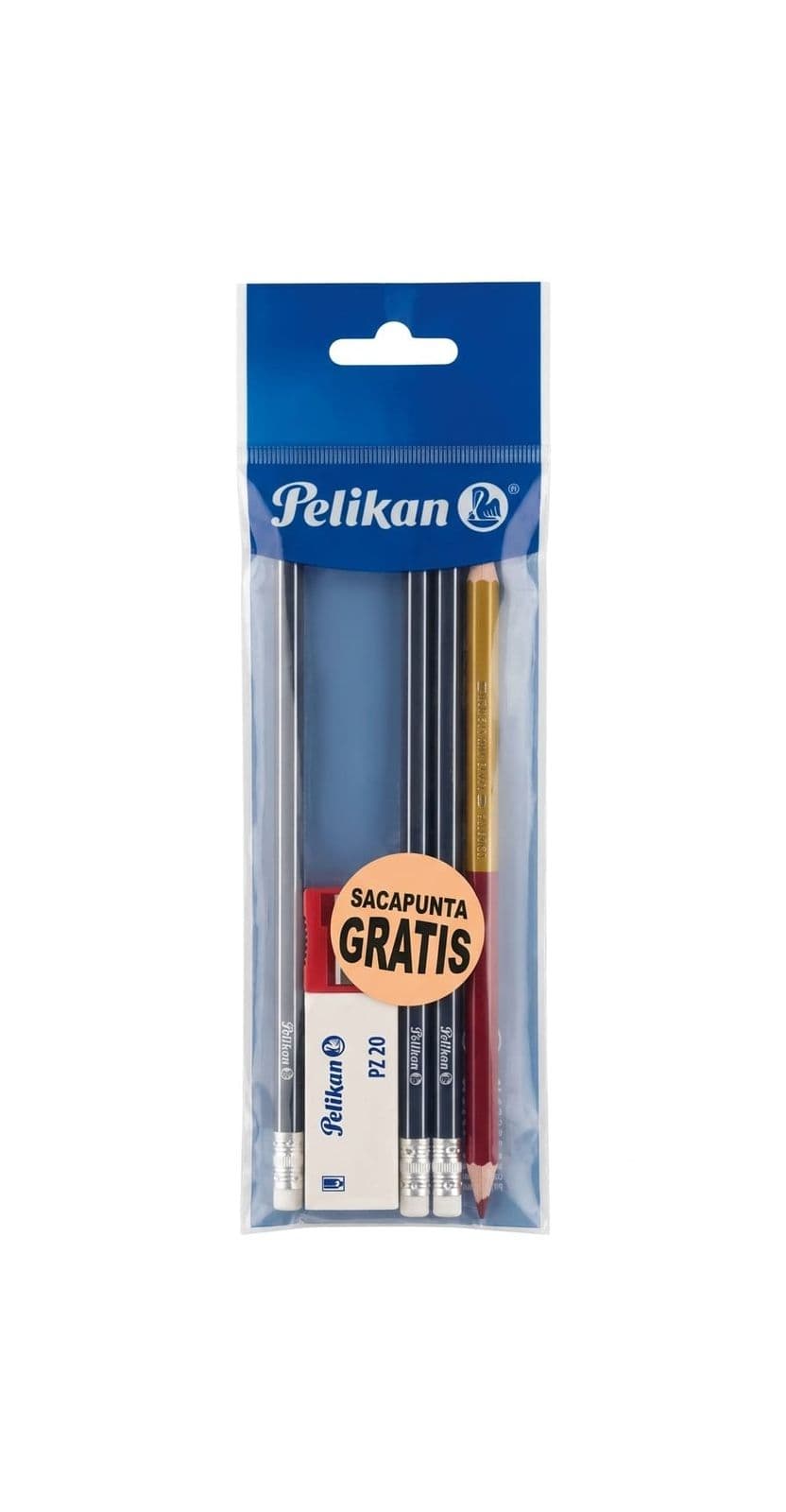 Lapices #2HB azul 3/1 + (PZ-20) + duply + sacapunta