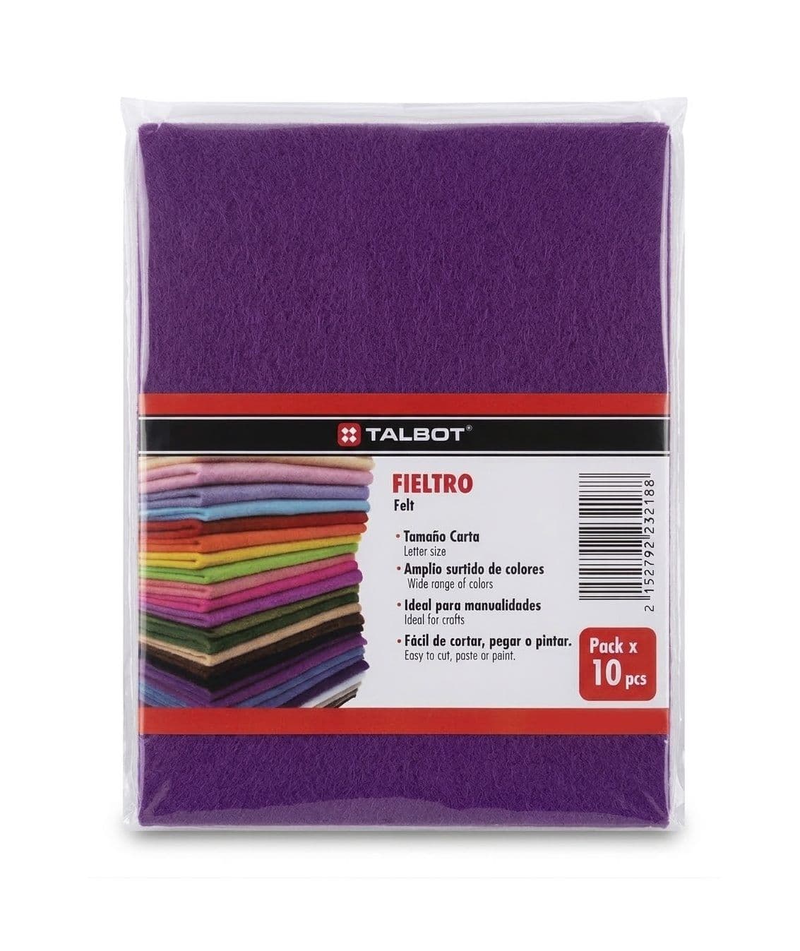 Fieltro, morado 10/1 talbot