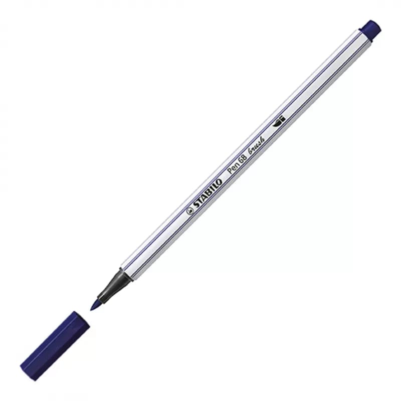 Pen 68 brush violeta oscuro stabilo