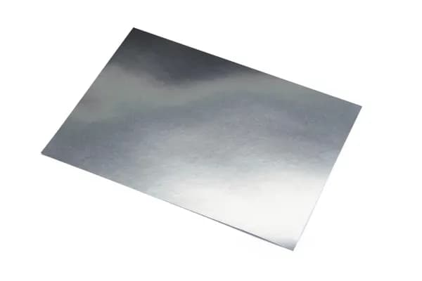 Cartulina metal plateada 50X65 cm
