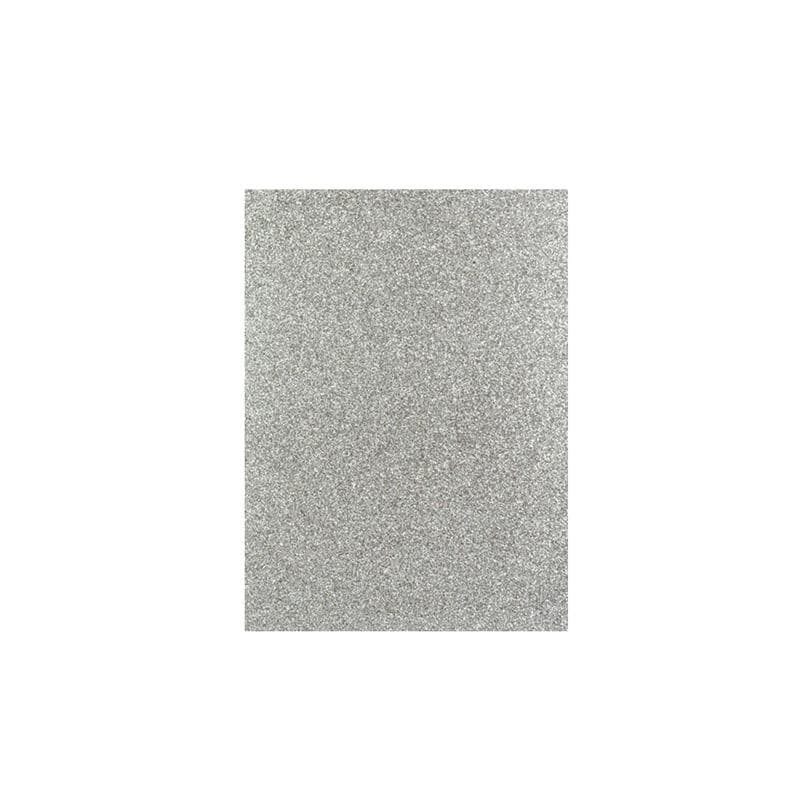 Foamy artesco glitter eva (8.5X11) plata