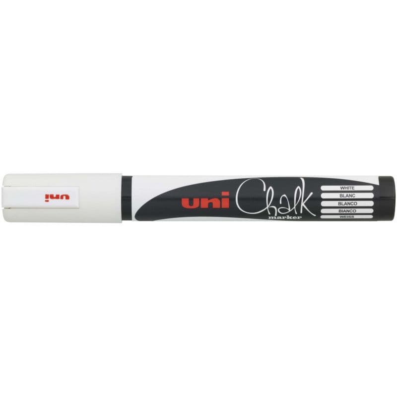 Marcador p/pizarra chalk blanco (5MM)