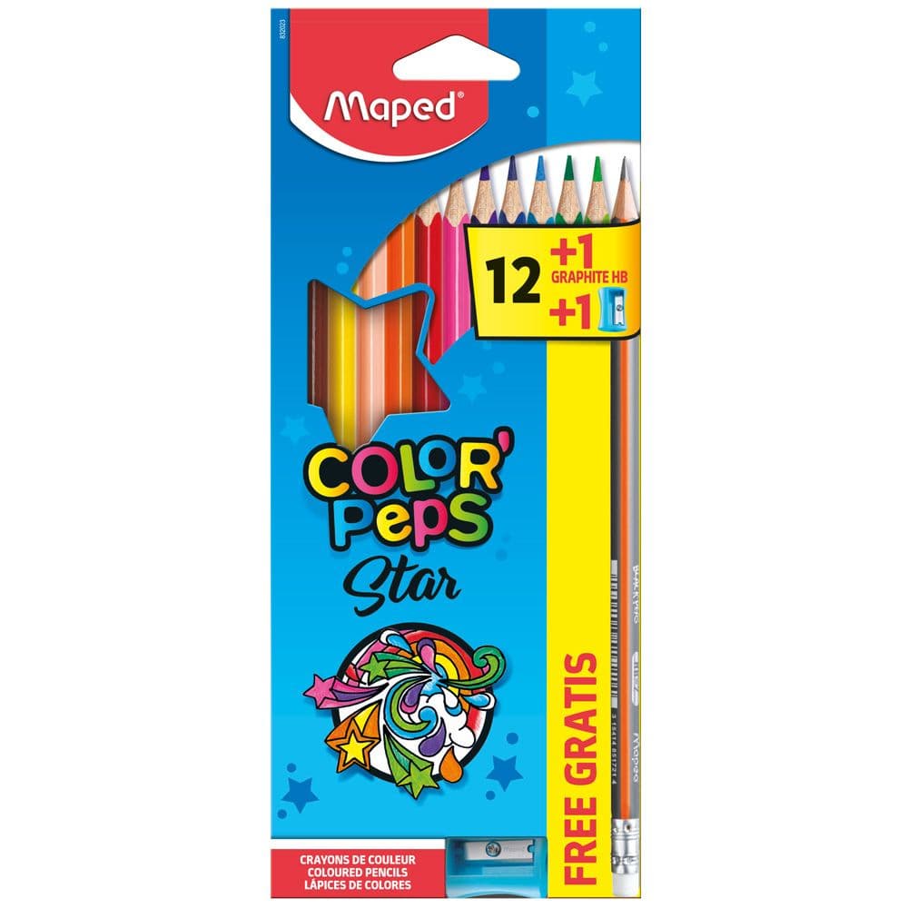 Lapices colores peps star 12/1 c/oferta
