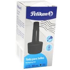 Tinta gotero p/almohadilla 30ML negra pelikan