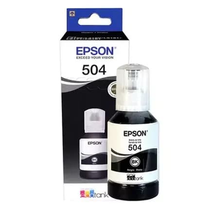 Tinta epson 504 negro, botella