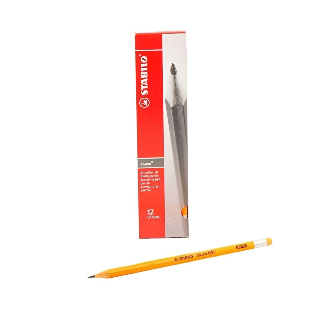 Lapiz swano c/fluorecente naranja stabilo 12/1