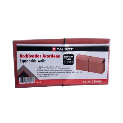 Archivo acordeon carton 12 div. t/c talbot