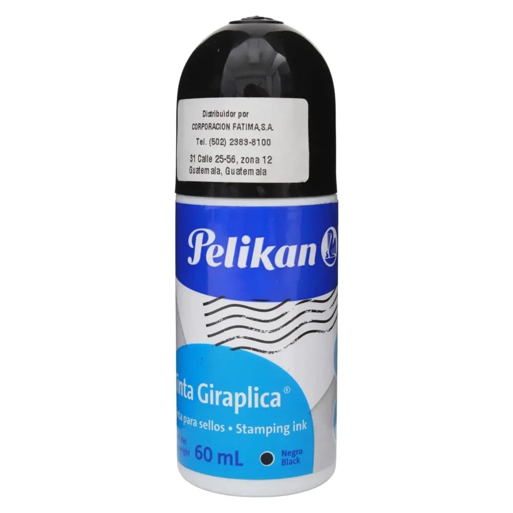 Tinta p/almohadilla roll on 60ML negra