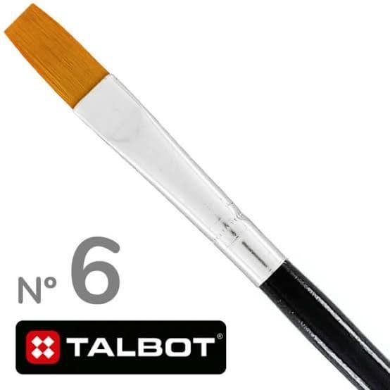 Pincel nylon pla. #6 talbot