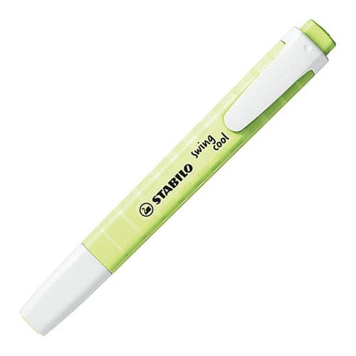 Resaltador swing cool pastel verde stabilo